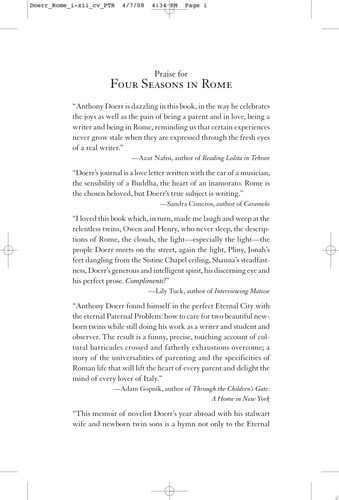 Anthony Doerr - Four Seasons in Rome On Twins, Insomnia, and the Biggest Funeral in the History of the World