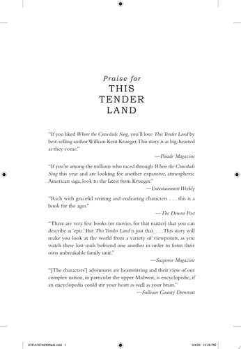 William Kent Krueger - This Tender Land A Novel
