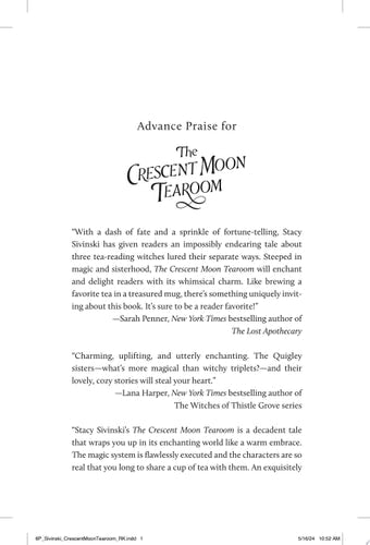Stacy Sivinski - The Crescent Moon Tearoom A Novel