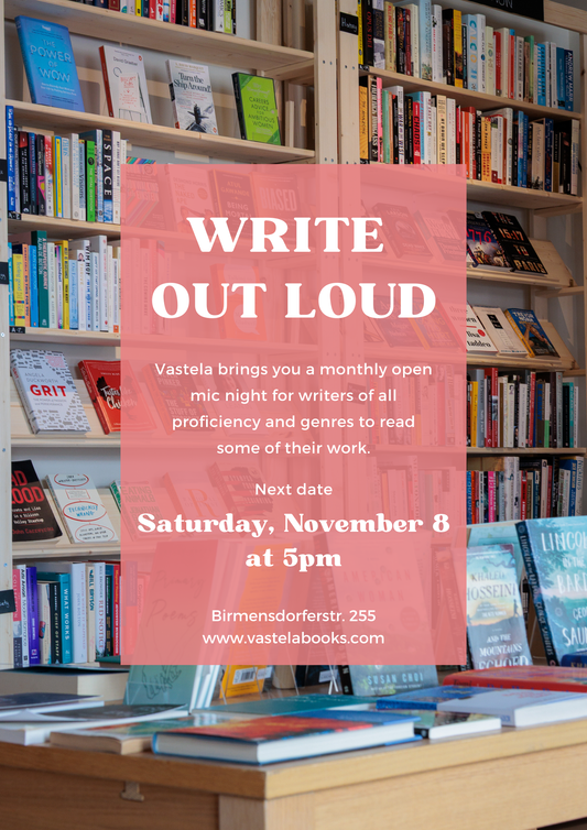 Write Out Loud (November 8)
