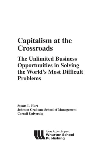C.K. Prahalad - The Fortune at the Bottom of the Pyramid: Eradicating Poverty Through Profits