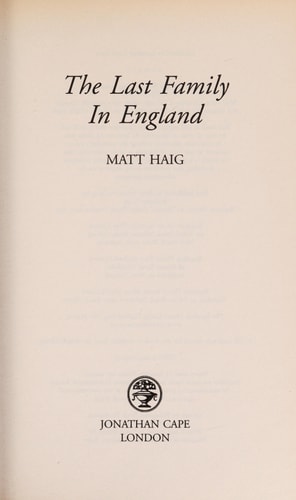 Matt Haig  - The Last Family in England