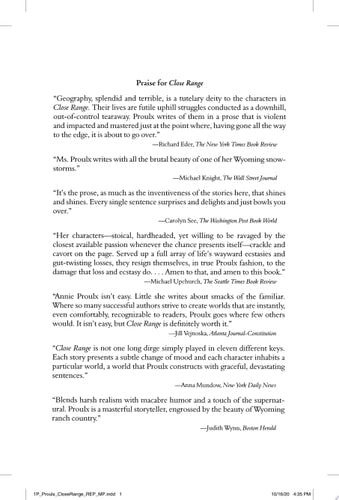 Annie Proulx - Close Range Wyoming Stories