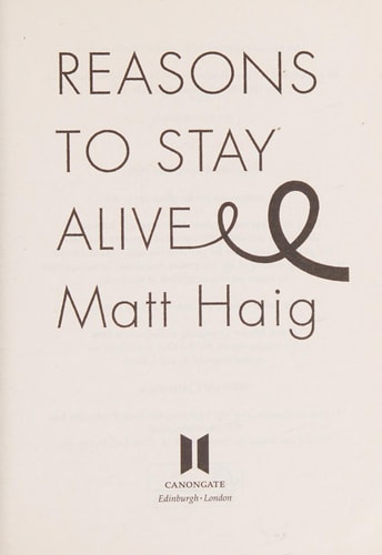 Matt Haig - Reasons to Stay Alive