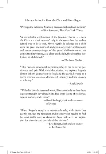 Iliana Regan - Burn the Place A Memoir