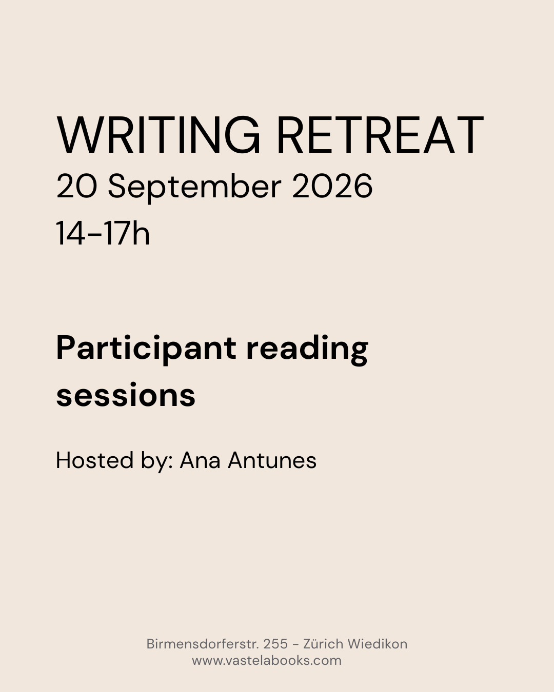 Writing Retreat - Whole Event