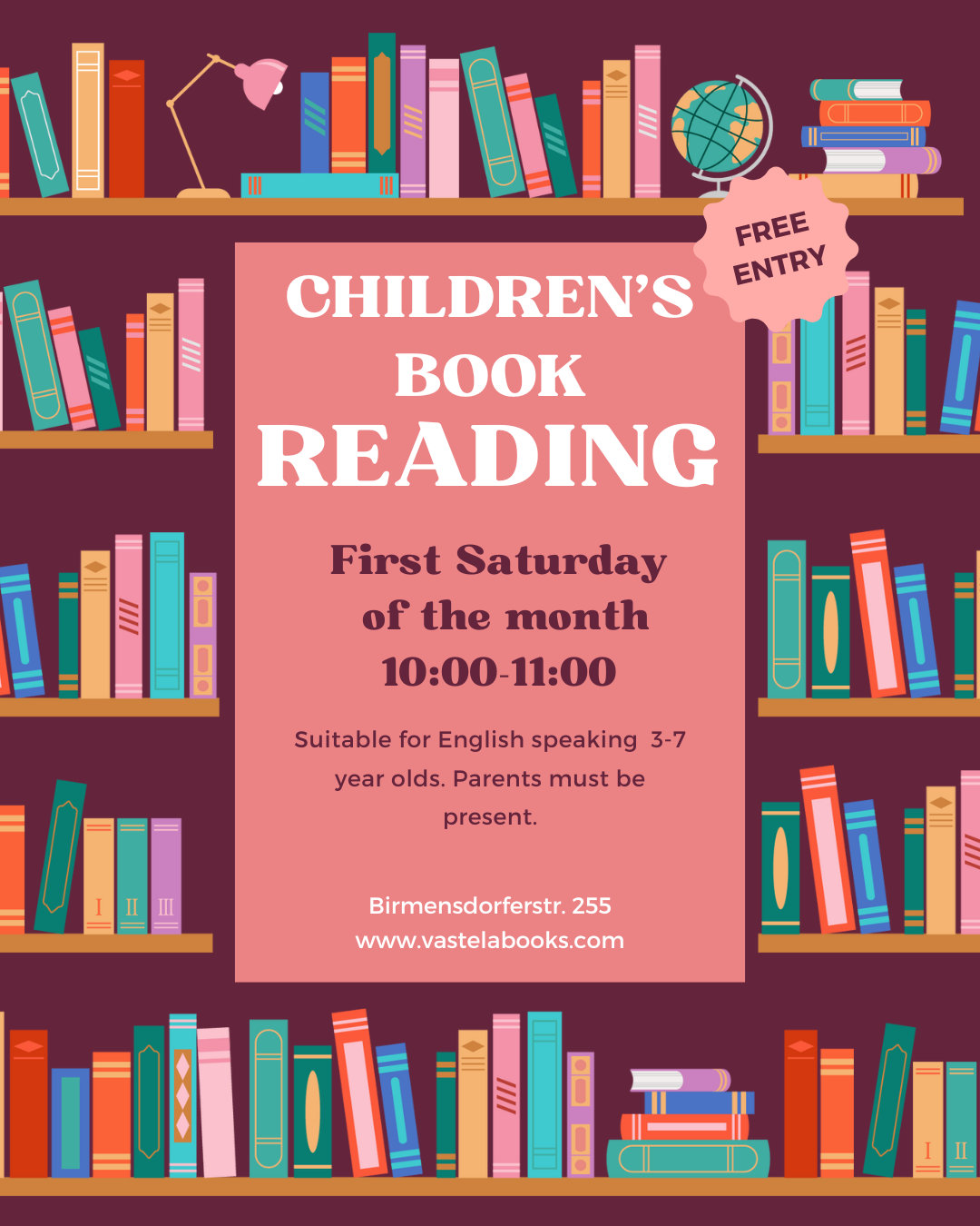 Children's Book Reading (December 6)