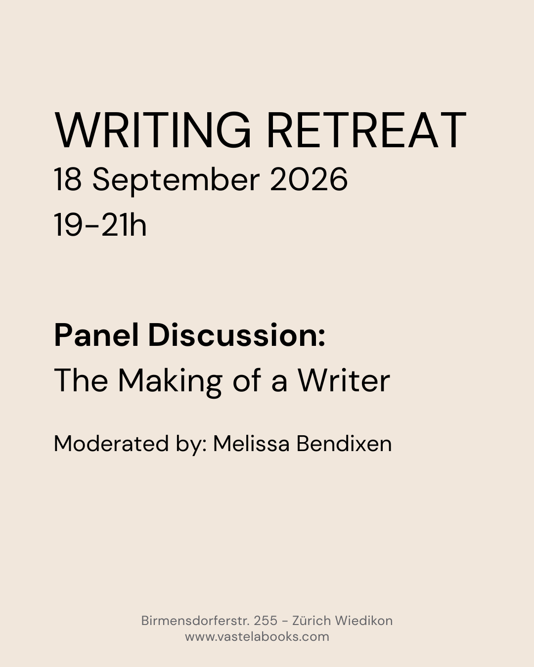 Writing Retreat - Whole Event